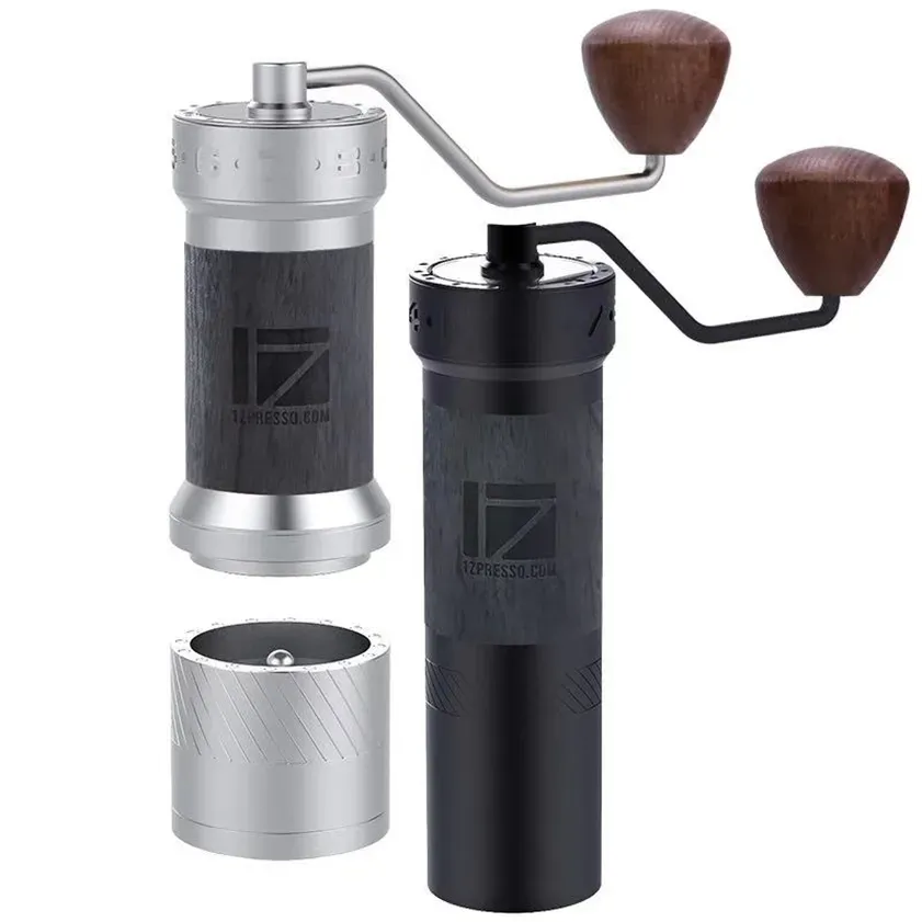 1Zpresso Kplus Series Manual Coffee Grinder Aluminium Burr Rostfritt stål Justerbar bönor Mill Mini Milling 220217 LL