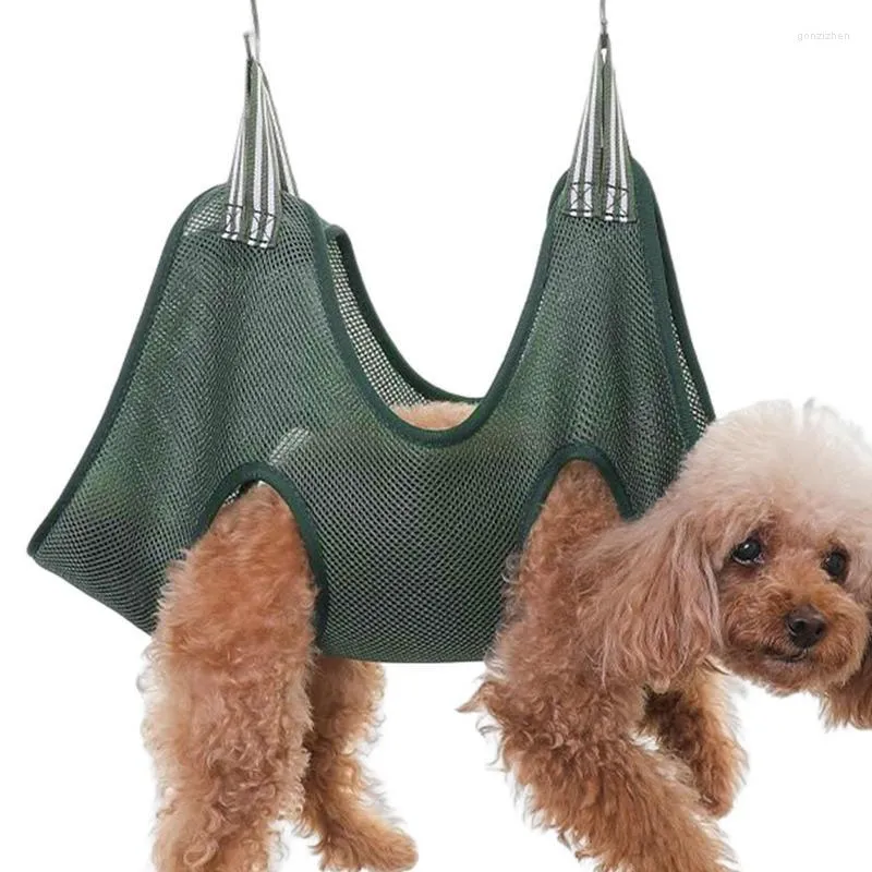 Chien vêtements hamac anti-rayures animal toilettage aide chat beauté hamacs sac de retenue chiot pince à ongles coupe bain