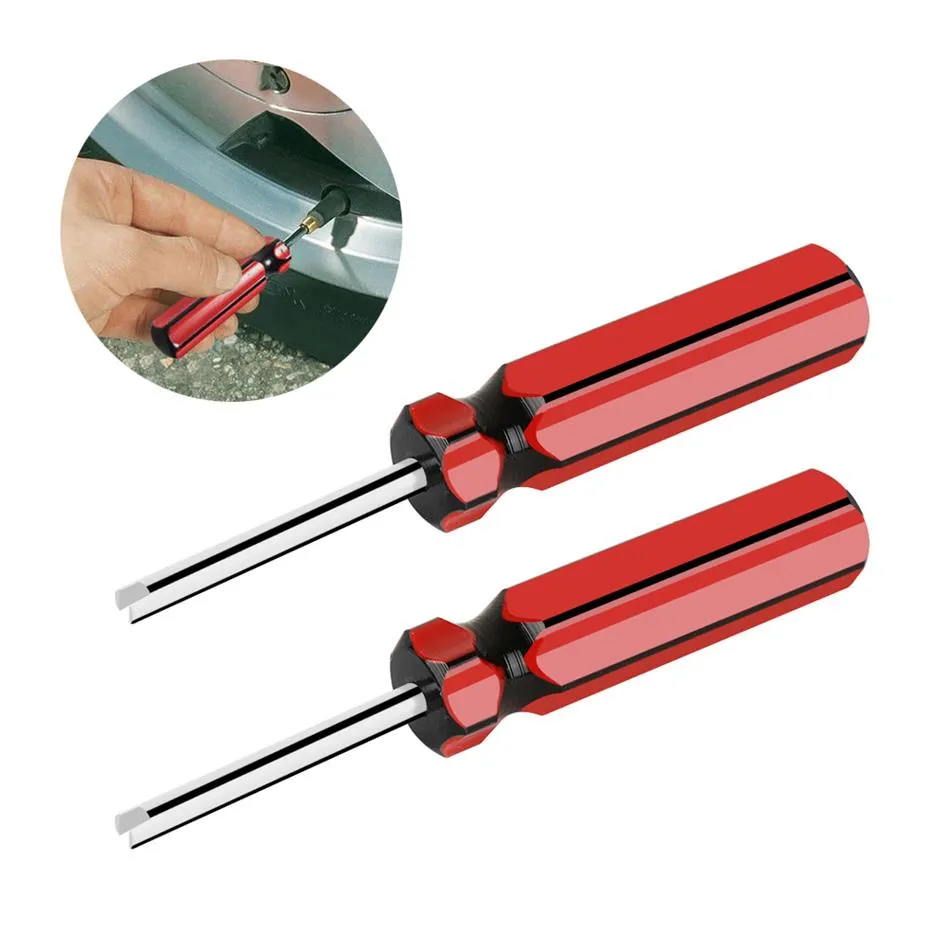 2 Pcs Tire Valve Stem Core Removal Tool Tyre Repair Install Car Truck Bike Valve Stem Core Removal Remover Tool2835