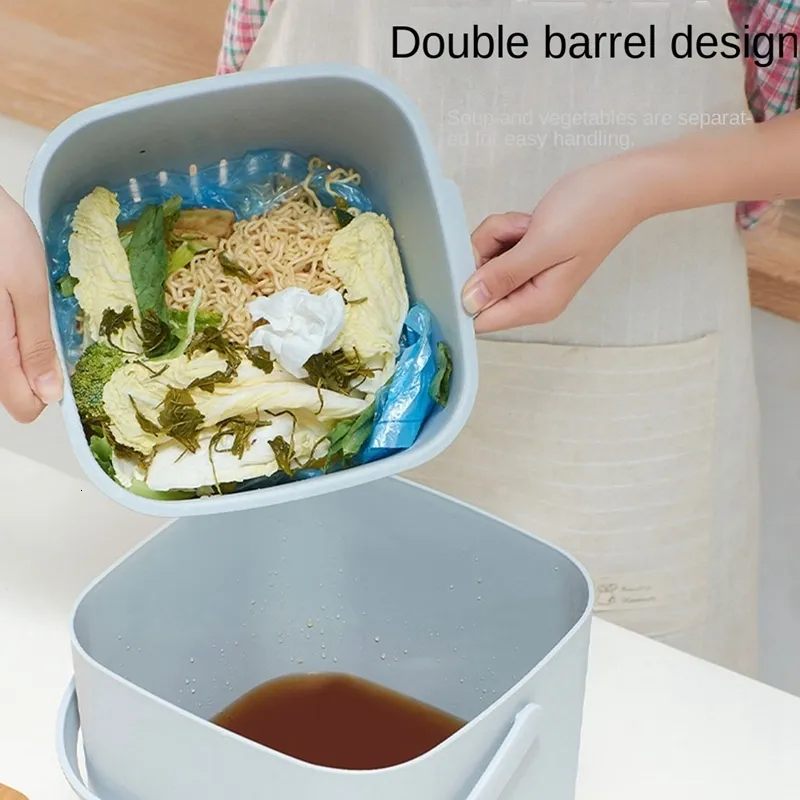 Compost Insert Trash DHgate.com:Odour-Free Kitchen Compost Bin - 1 Piece, Grey, with ...