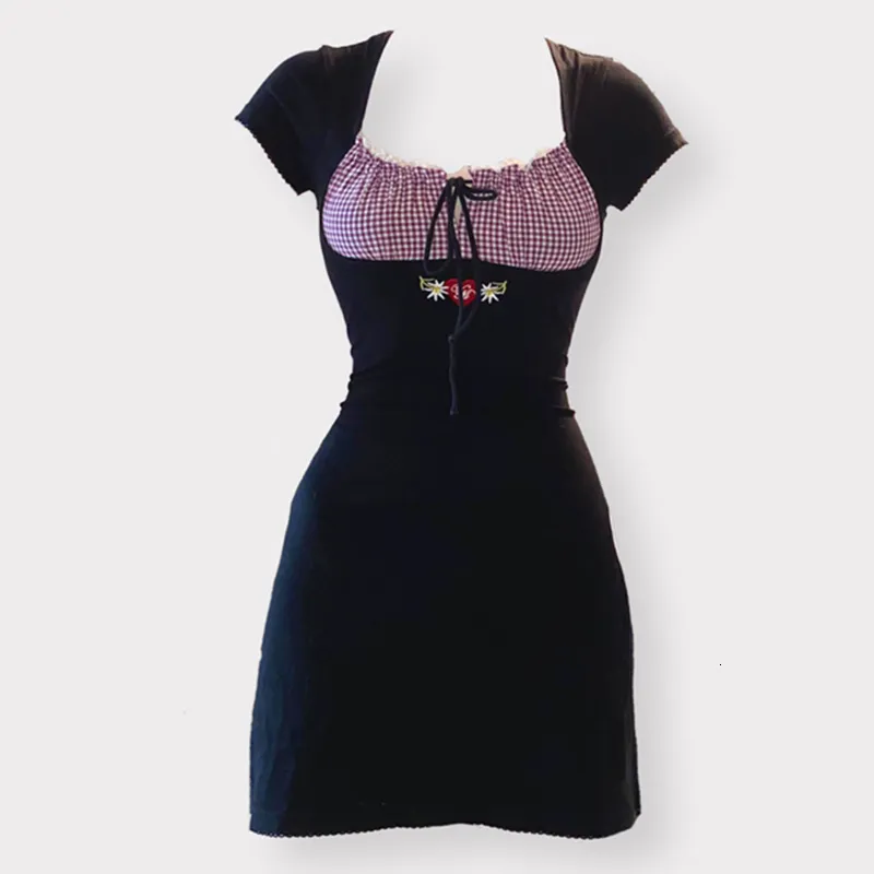 Basic Casual Dresses Vintage 90s Kawaii Bow Embroidery Ankle-Length  Strapless Dress from Dhgate Basic & Casual Dresses - price 28.17