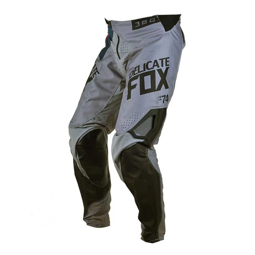 Delicate Fox 360 Draftr Calça Cinza Escuro Motocross MX MTB DH ATV UTV SX Enduro Riding Off Road Mountain Dirt Bike314i