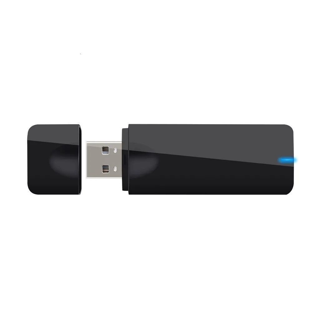 New arrival Black MT7612U 1200Mbps 2.4Ghz/5Ghz Dual Band USB WiFi Dongle