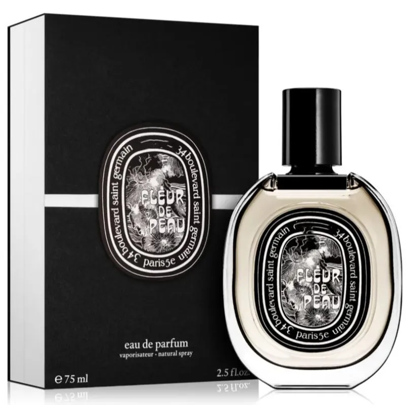 Luxury Brand Men Perfume Cologne FLEUR DE PEAU 75ML perfumes Fragrances fragrance Deodorant Cologne Parfum fast delivery