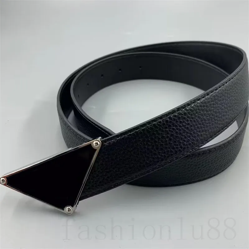 Mannen riemen klassieke luxe riem voor vrouw designer westerse stijl retro driehoekige cintura taille verstelbare vrije tijd zwarte dames dunne riem zakelijke stijl C23