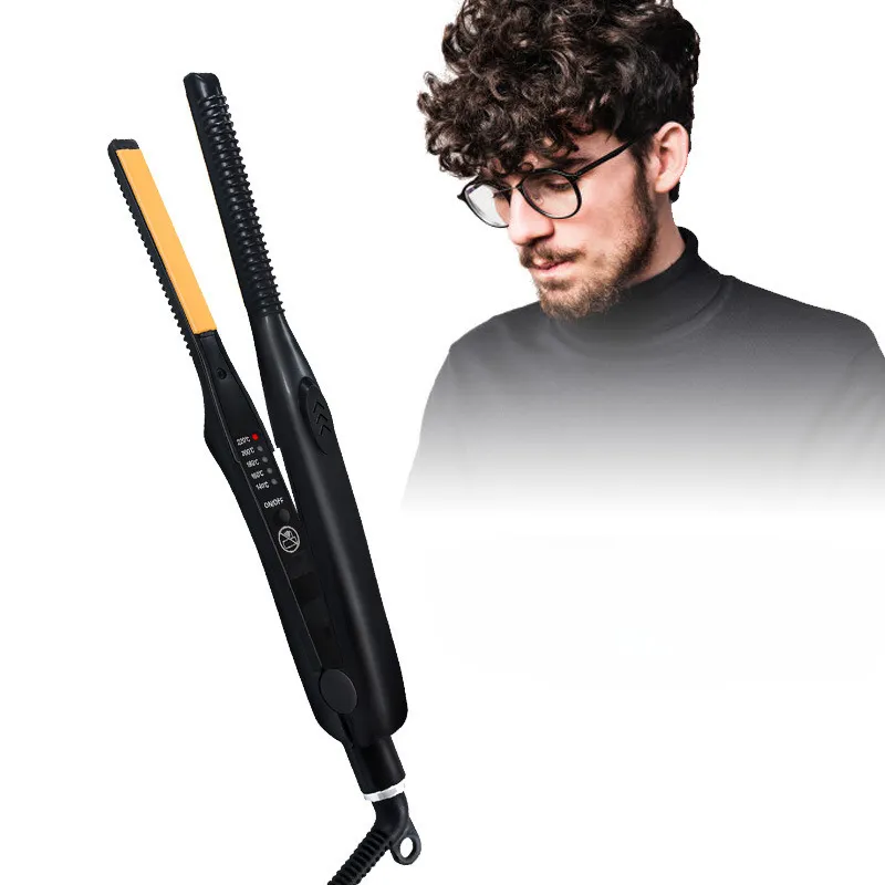 Hair Straighteners Ultra-thin Hair Straightener Hair Curler Short Hair Mini Hair Straightening Flat Iron Hair Iron Straightening Thick Wool Curls 230725