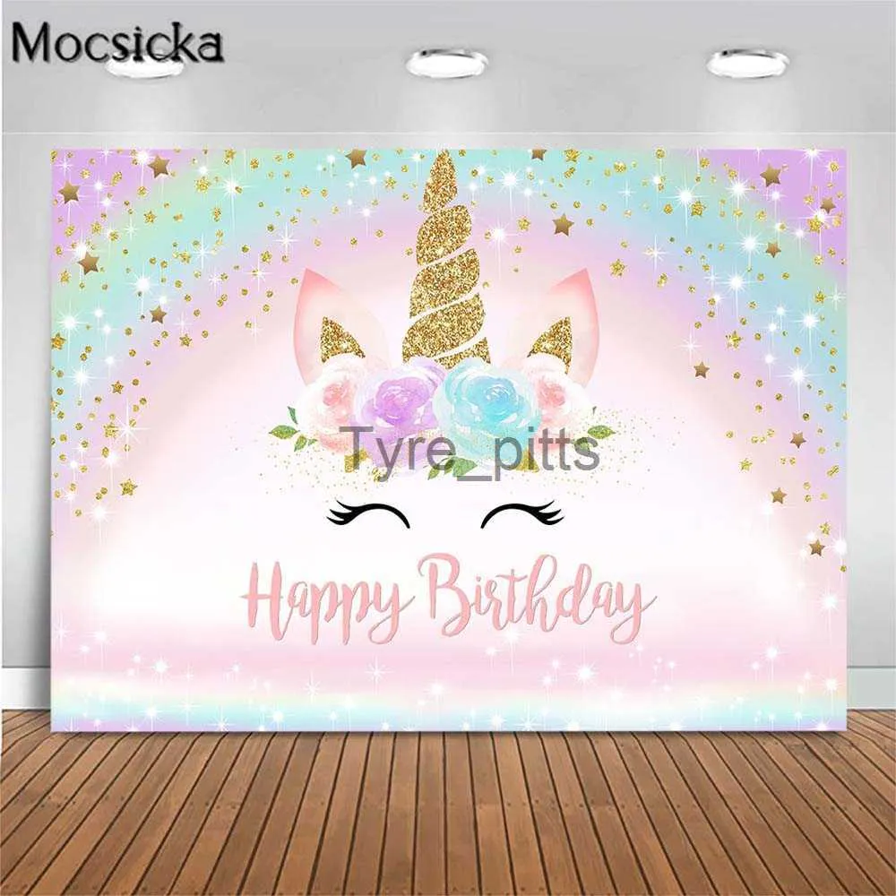 Happy Birthday Banner Unicorn Birthday Banner Magical Birthday Decorat -  Design My Party Studio