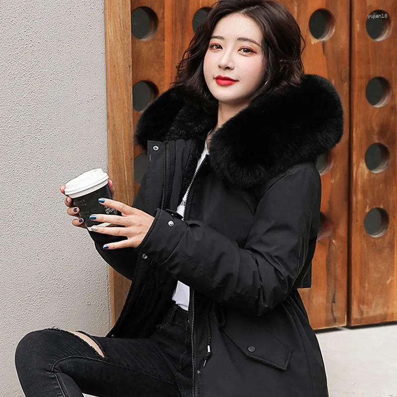 남자도 후드 면화 길고 따뜻한 따뜻한 manteau femme hiver d