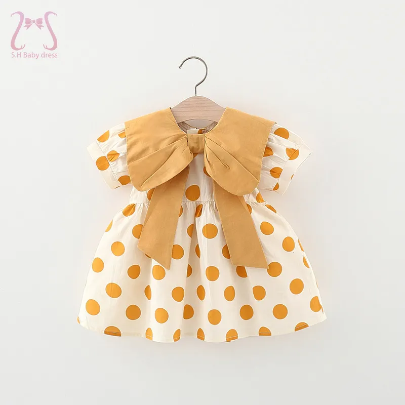 Toddler Dresses Girls Yellow Polka Dot Dress Girls Dresses Polka