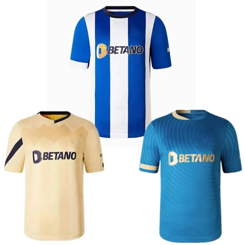 Maillots de football 2023/24 Portos 2024 PEPE VERON MATEUS MEHDI Uniforme Hommes GALENO NAMASO T.MARTINEZ EVANILSON Domicile Extérieur Troisième chemise