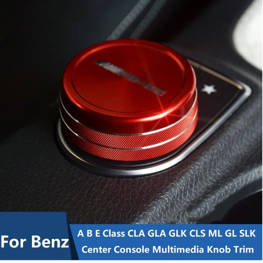 Pour Mercedes Benz Console centrale AMG bouton multimédia revêtement d'habillage pour une classe B E CLA GLA GLK CLS ML GL SLK216G