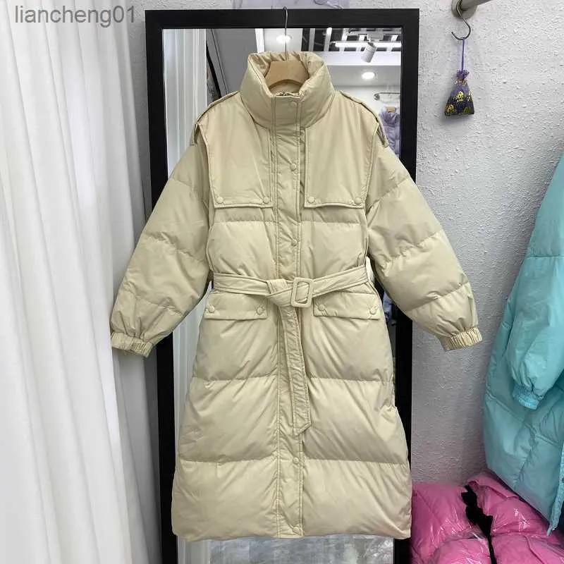 Thin long cheap puffer coat