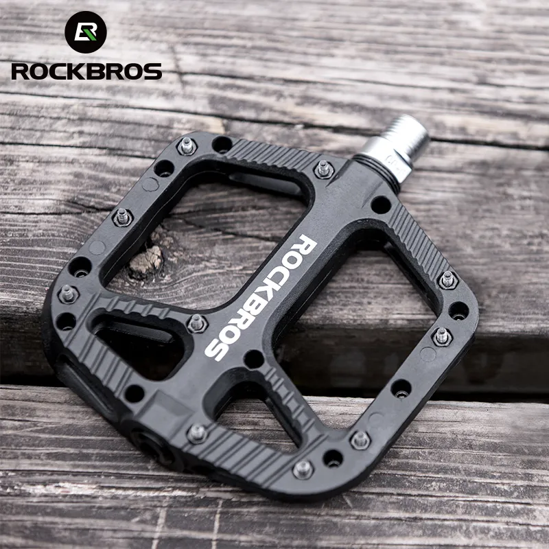 Pedały rowerowe Rockbros Ultralight Uszczelki Pedały rowerowe rowerowe rowerowe nylonowe droga BMX MTB Pedals Platforma Platforma części Rowerowe Akcesoria 230725