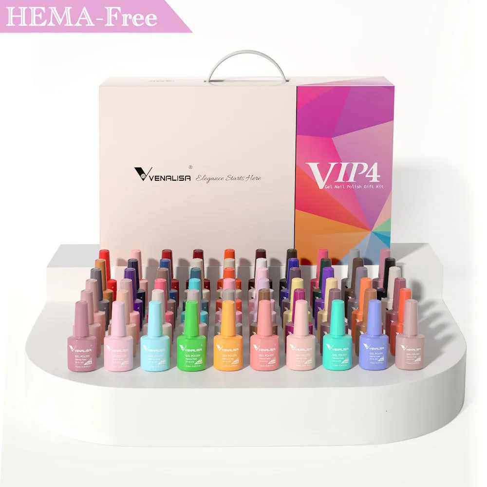 VENALISA VIP4 Gel Bottle Nail Polish Kit Full Coverage, HEMA Free, 36  Professional Art Varnish With Long Lasting Pigments 230726 From Bian04,  $74.84