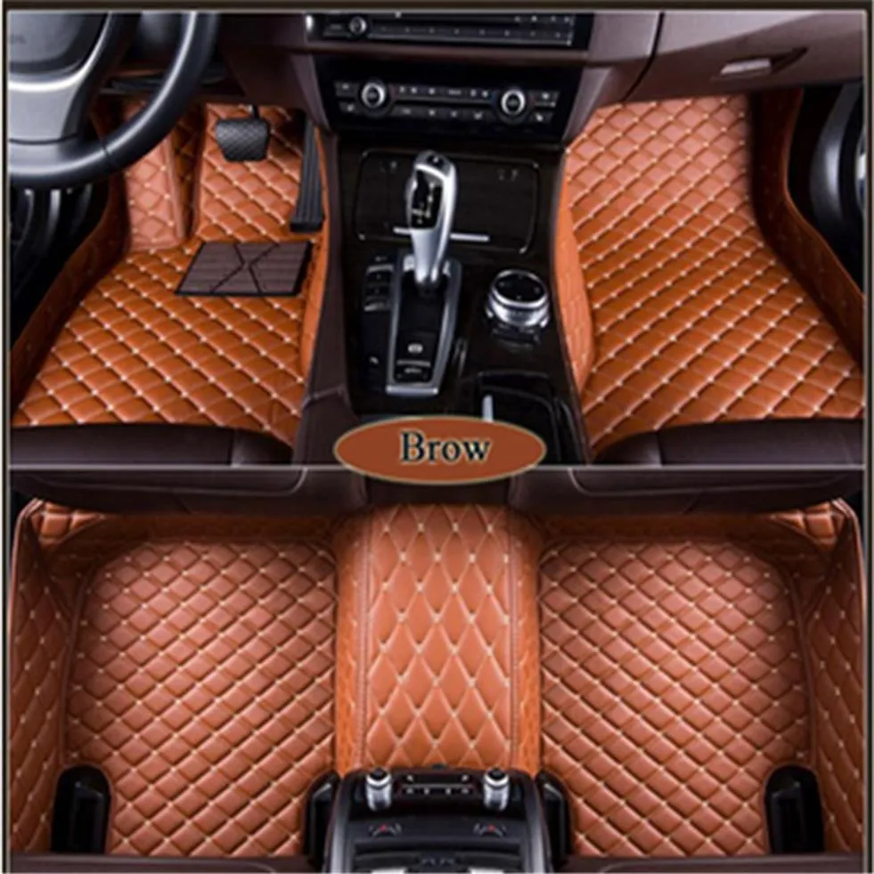 The FORD EDGE ESCAPE 2006-2020 car floor mat waterproof pad leather material is odorless and non-toxici2469
