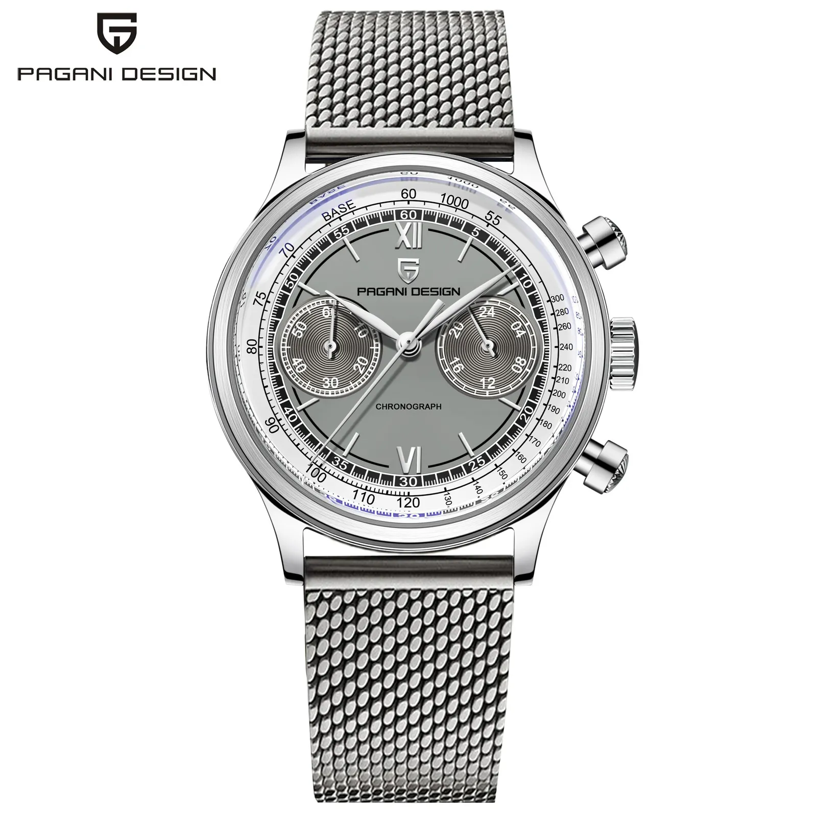 기타 시계 Pagani Design Men S Fashion Quartz Wrist 남성용 Sapphire Glass Mesh Mesh 벨트 방수 100m 2023 230725