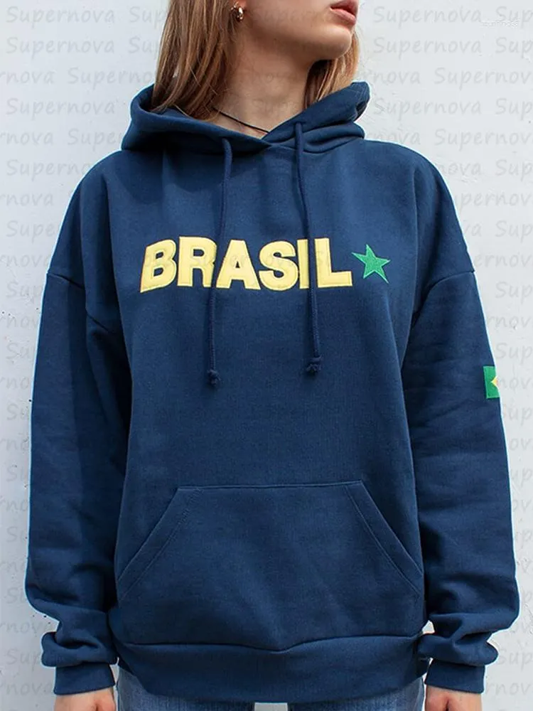 Women's Hoodies 2023 Brazilian Core Aesthetic Clothing Y2K Vintage Gothic Oversized Casual Clothes Top Crop Street Printed Hoodie For Girls