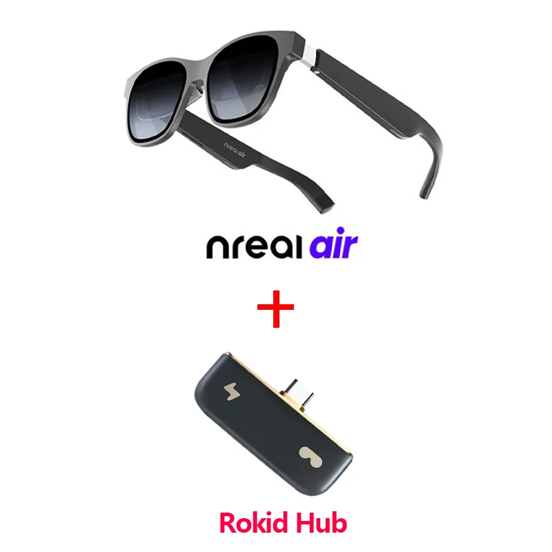 3D نظارات XREAL NREAL AIR Original SMART AR نظارات محمولة 130 بوصة شاشة  عملاقة للمساحة 1080p عرض الكمبيوتر المحمول 3D HD CINEMA 230726 من 934.2ر.س  | DHgate