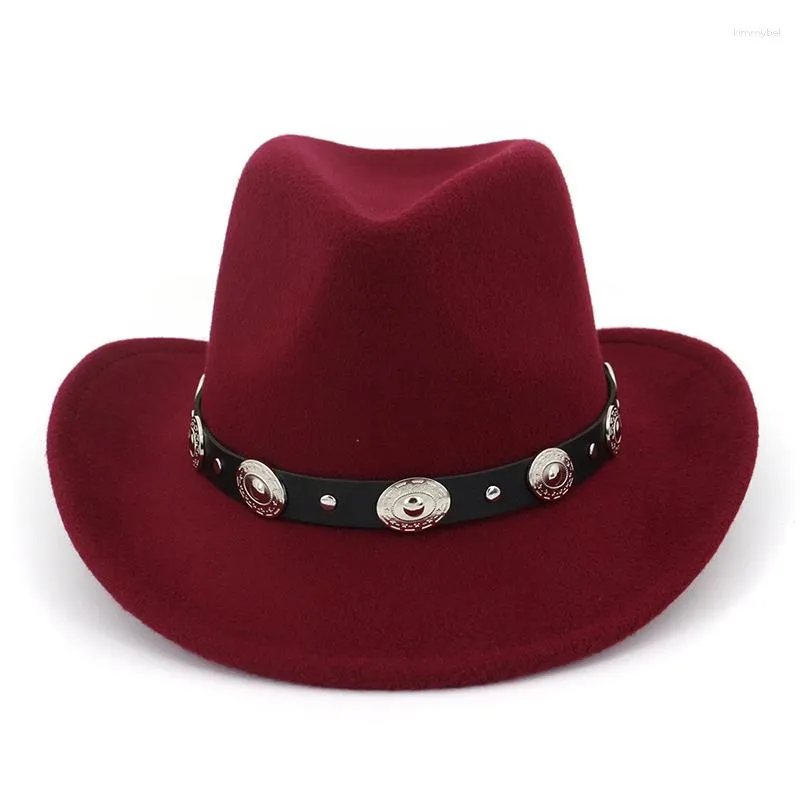 BERETS CLASCING FEDORA HAT FOR MEN'S CAPS HATS WESTERN COWBOY SUEDE VINTAGE COWGIRL COWBOYS UNISEX日焼け止めフェルトジャズキャップ