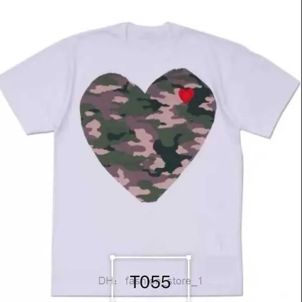 Play Designer Men s t Shirts Cdg Brand Small Red Heart Badge Casual Top Polo Shirt Clothing High Quality Wholesale Cheap love 2 56U3