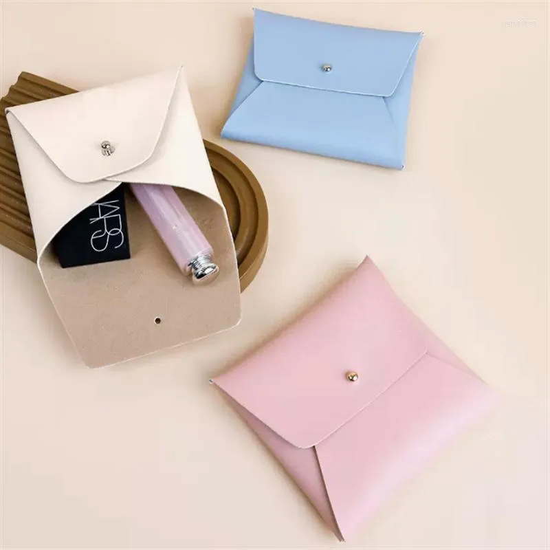 Borse cosmetiche Mini borsa Portamonete in pelle PU Portafoglio per soldi Portatili da donna Assorbenti vari Custodia piccola Custodia per rossetto