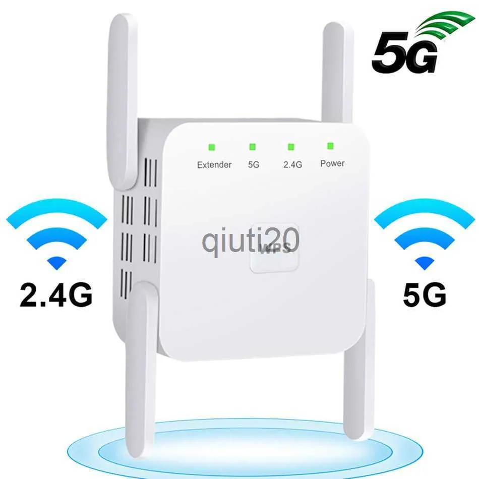 5G Wireless WiFi Repeater Wi Fi Booster 2.4G 5Ghz Wifi Amplifier 300Mbps  1200 Mbps 5 ghz Signal WiFi Long Range Extender