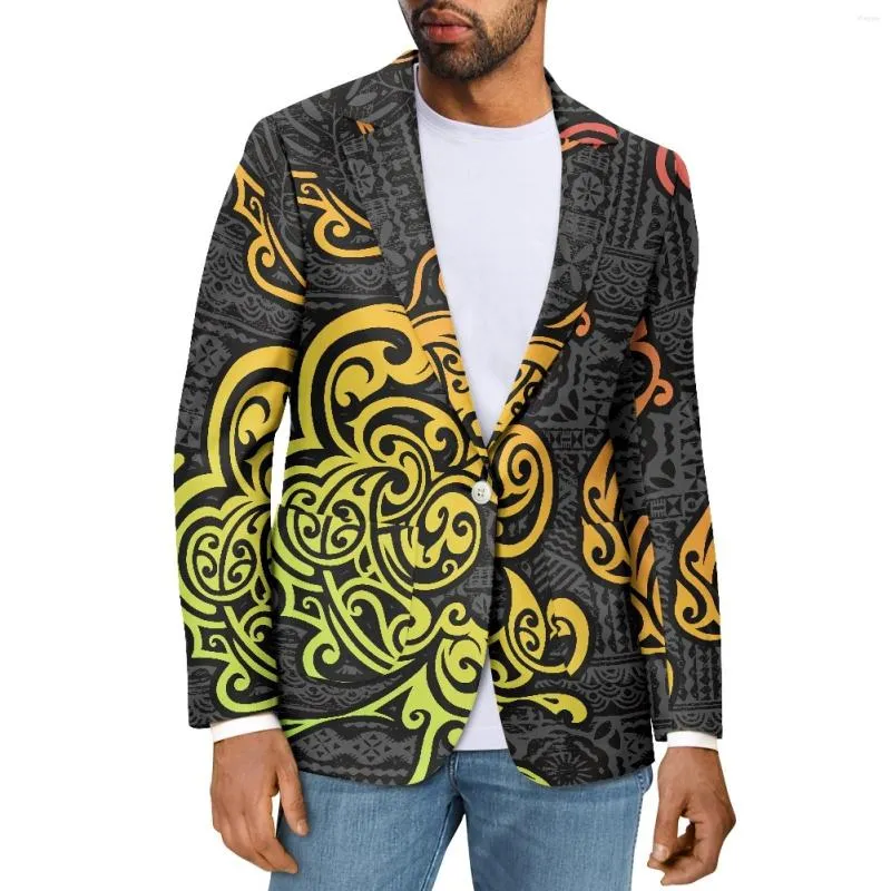 Men's hawaiian deals print blazer