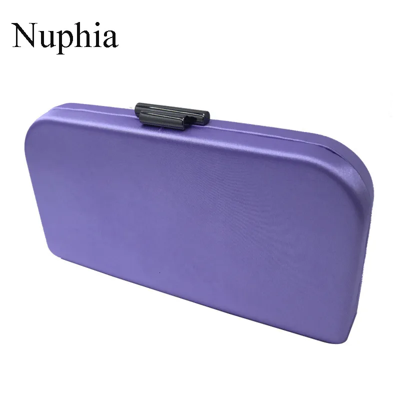 Evening Bags Large Size Silk Satin Box Clutches and Clutch for Women Violet Purple Burgundy Red Green 230725