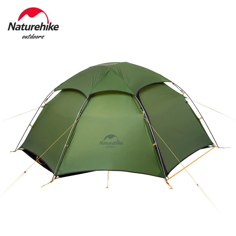 الخيام والملاجئ Cloud 2 People Tent T-type Zipper Camping Tent 20d Nylon Tent Tent Double Lyking Protcing Protcing Tent 230725