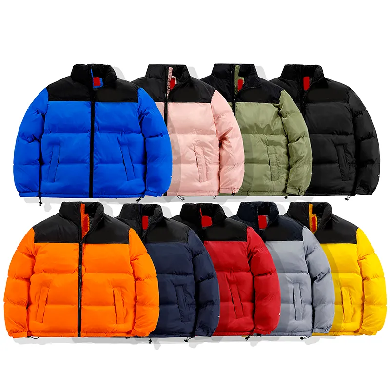 88トップメンズジャケットの女性ダウンフード付き暖かいパーカー男性ブラックパフジャケットレタープリント衣料品物のウィンドブレイカー男性カップルのための冬のヴェステショートデザイナーコート