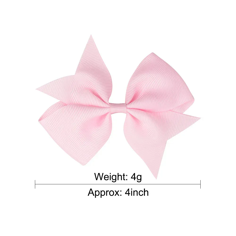 Baby Girls Bow Barrettes Hairpins Grosgrain Ribbon Bows With Alligator Clips Children Hair Accessories Kids Fishtail Barrette Clip KFJ257