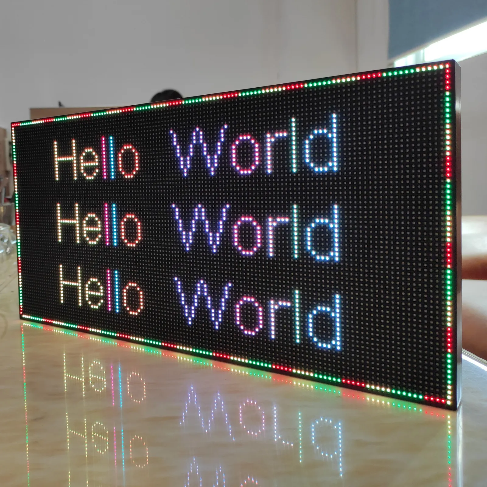 CVTAT B2 Small LED Sign Full Color Programmable Led Message