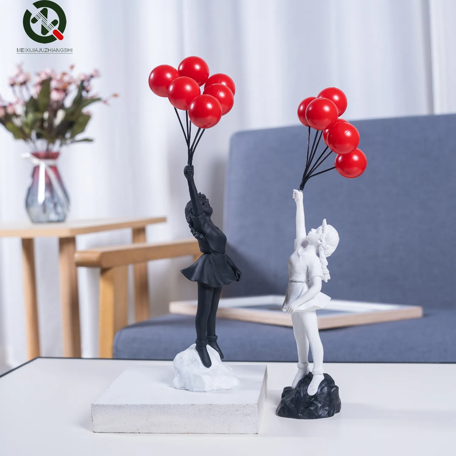 MEDICOM TOY - 新品 Flying Balloons Girl banksy RED ver. Flying balloons girl” from Banksy - Dope! Gallery