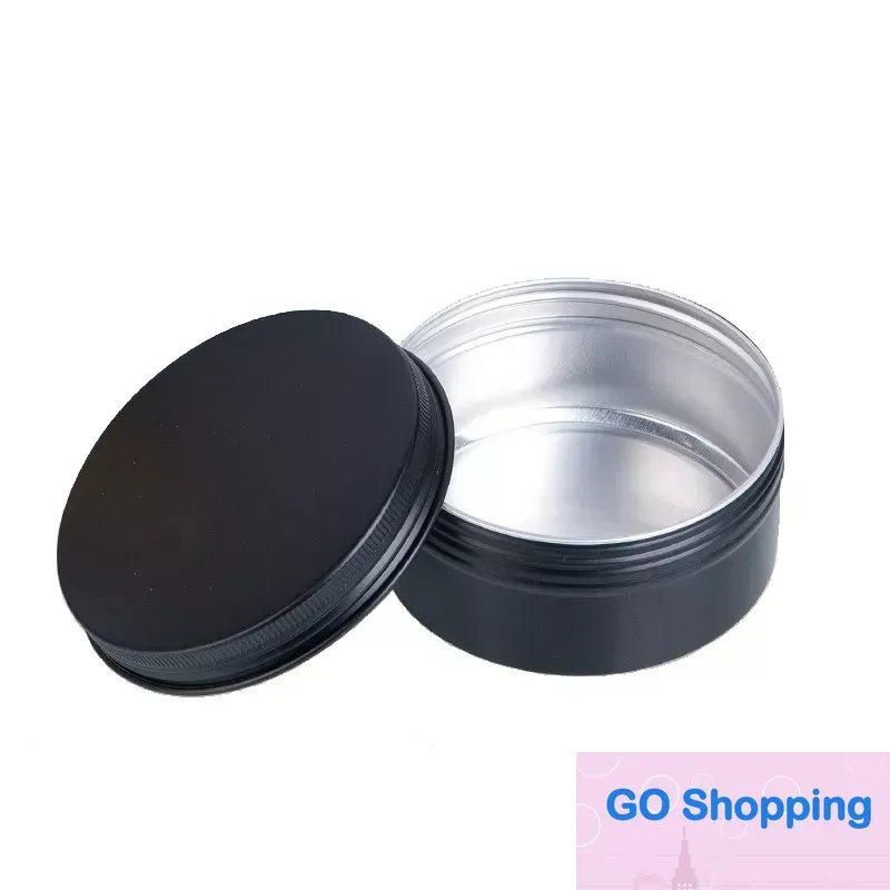 Klassisk tom aluminium Tins Gift Cosmetic Containers Bottles Pot Lip Balm Jar Tin For Cream Salva Handkräm Förpackningsbox
