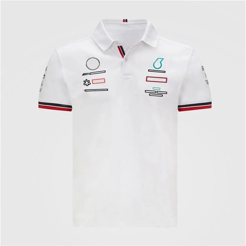 T-shirts masculins T-shirt T-shirt Racing Abit Polo Formule 1 Fans Culture de voiture à manches courtes