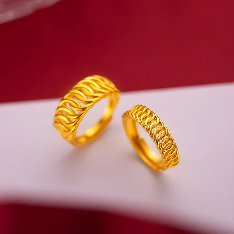 Mango Design Red Stone 22 KT Gold Adjustable Ring