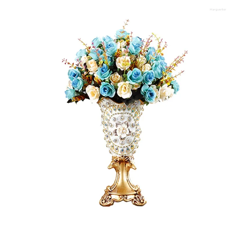 Vases Vase décoration maison fleur nordique luxe séché rétro créatif Dessert plateau SnackCD