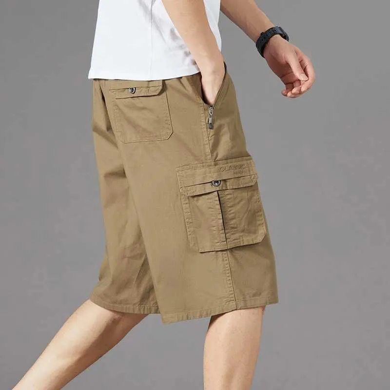 Été nouveau coton hommes Shorts mode décontracté mince ample Sport Capris vêtements de plage respirant pantalon de survêtement grande taille vêtements