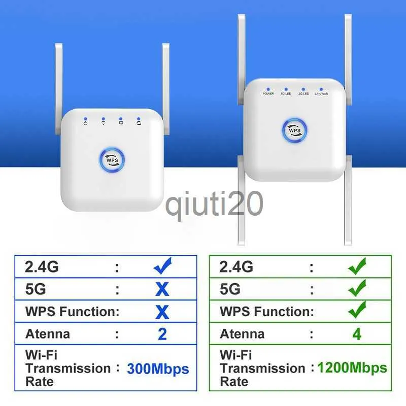 Routers Wifi Repeater Wifi Signal Amplifier 5G 2.4G Increases Wi Fi Range  Extender Wi Fi Booster Wireless Repeater Long Range For Home X0725 From  Qiuti20, $15.21