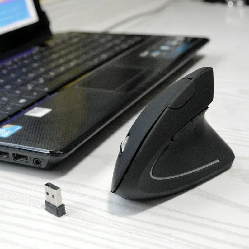 Souris Ergonomique Verticale Anker – Sans Fil 2.4G, 1000 DPI, Noir, Occasion TBE