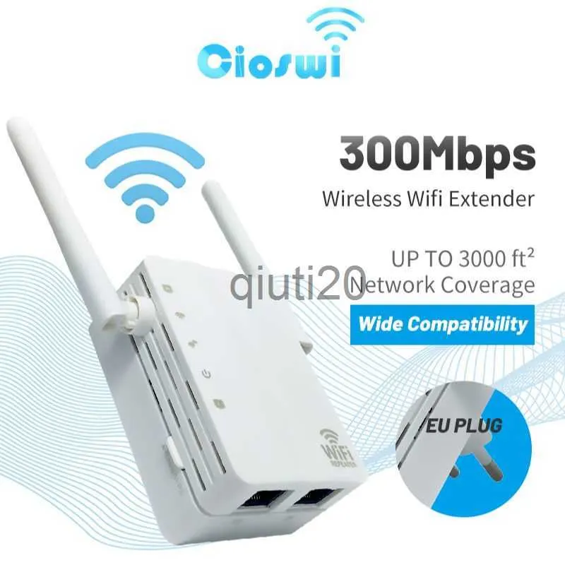 Repetidor WiFi de 300Mbps Extensor 802.11N Largo Alcance