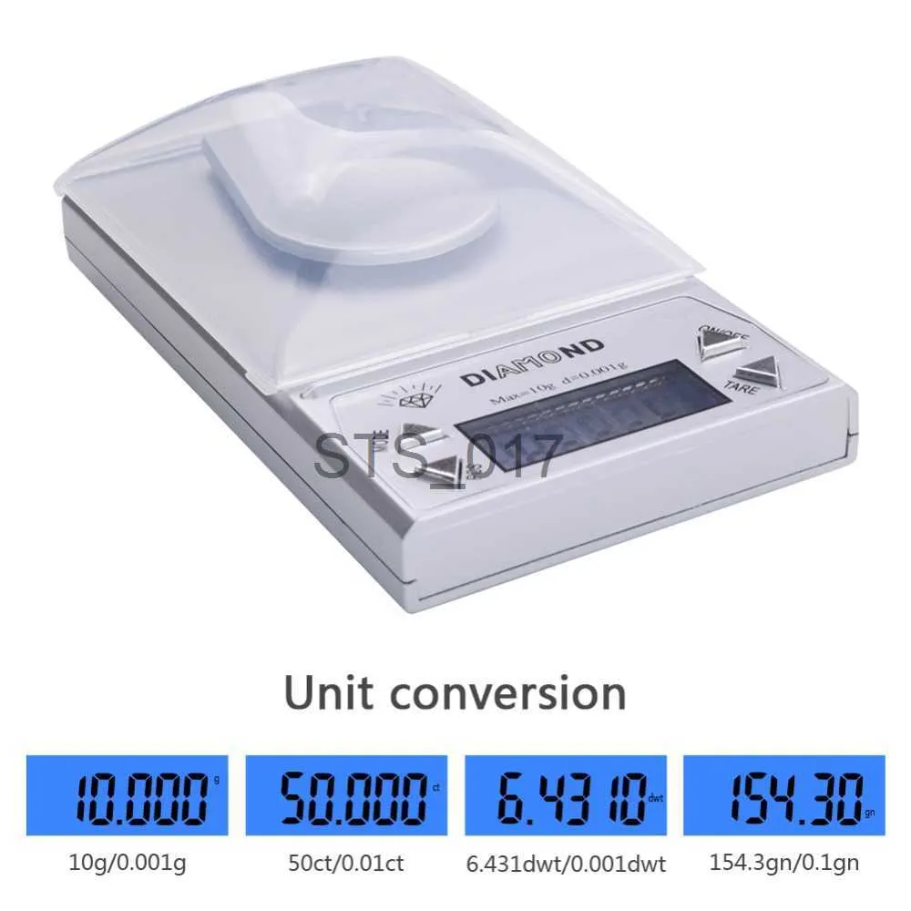 Household Scales best selling 0.001/ 10g 0.001g-10g LCD Digital Jewelry weighing Diamond Pocket Waage Scale Gem weight x0726