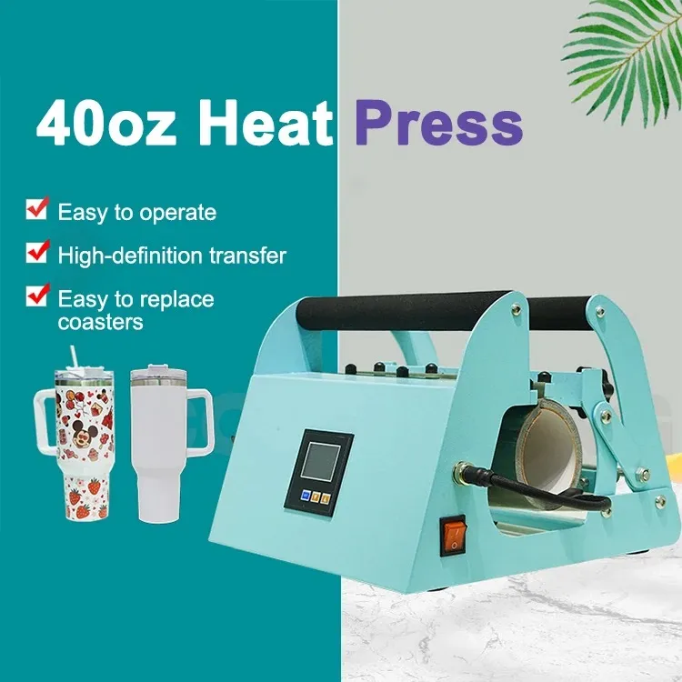 40oz Tumbler Heat Press Sublimation Machines Sublimation Mug Press Printer Machines Sublimation Heat Transfer Machine Tumblers Mugs Water Bottles