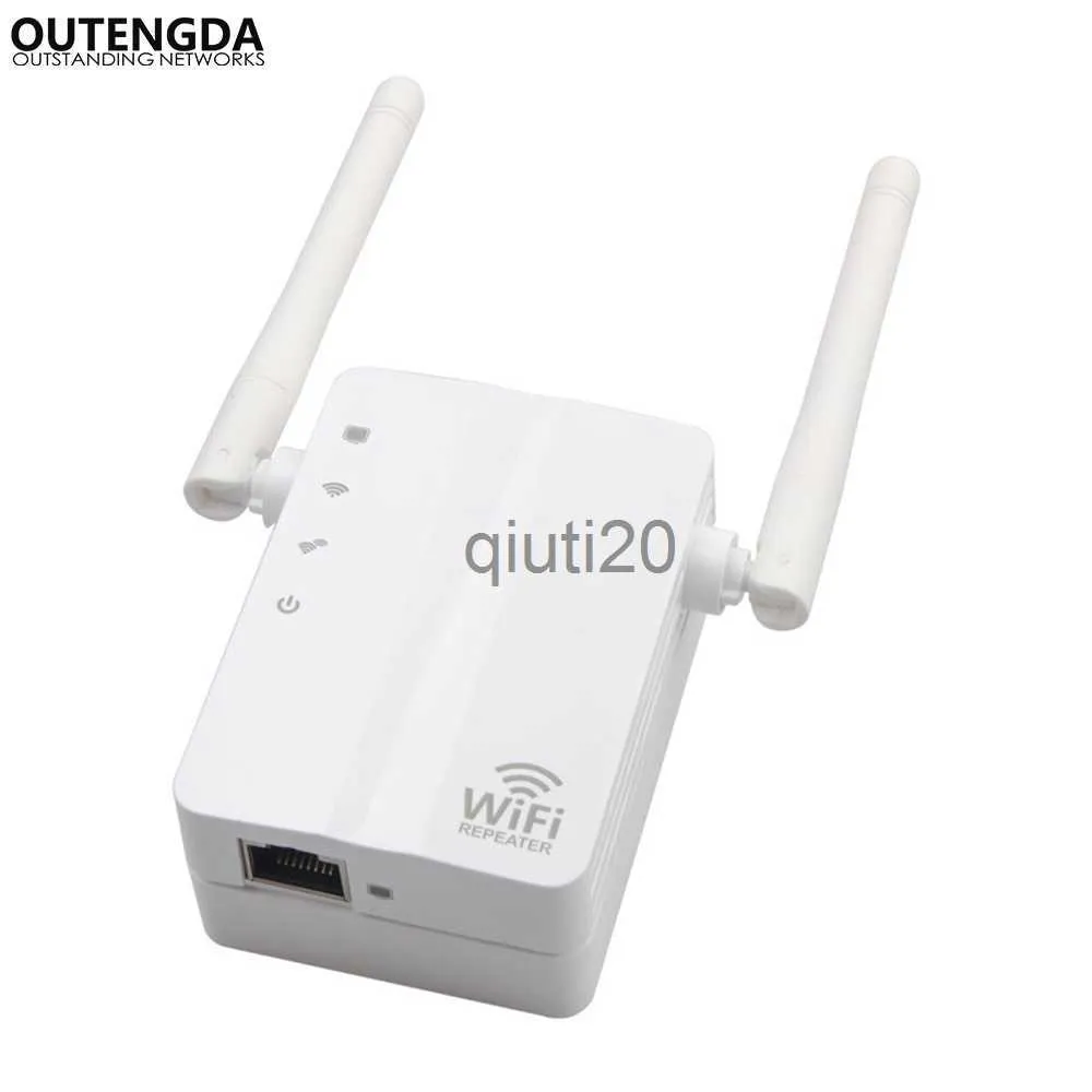 Routeurs Répéteur WiFi sans fil Routeur AP réseau 300 Mbps Antennes doubles  Amplificateur de signal Wifi Répéteur Extender 802.11n/b/g avec WPS x0725
