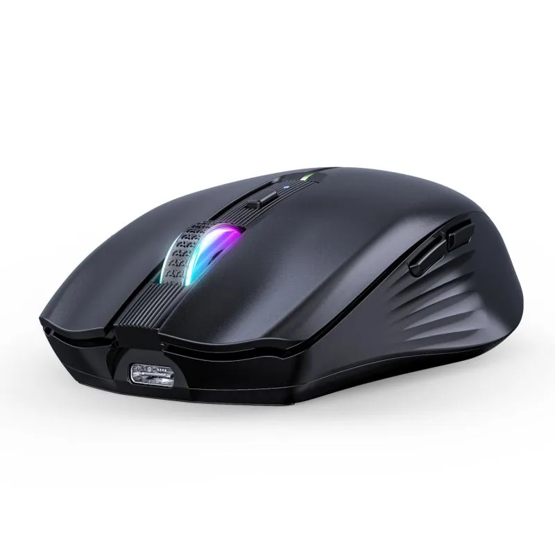Souris Sans Fil RGB EAGET - Bluetooth Et 2.4G - Ergonomique Et Silencieuse - Pour PC Et Mac