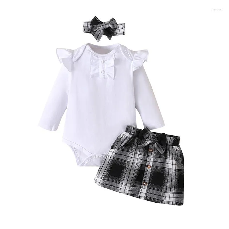 Наборы одежды детские девочки платье костюм с длинным рукавом круглый рукав с передовой крыш