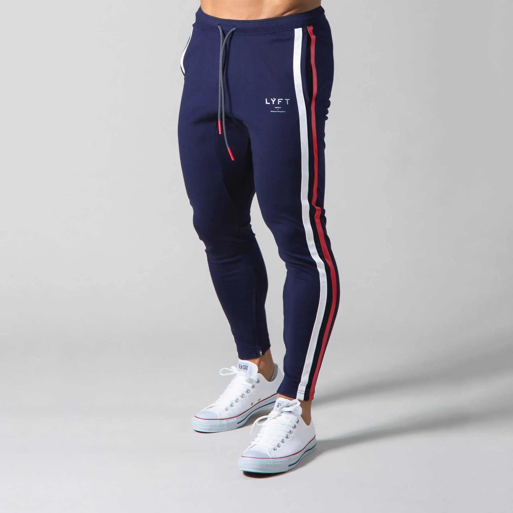 Men's Pants Muscle Fitness Brother Running Sport LYFT Outdoor Workout Training Small Foot Tracksuit T230726