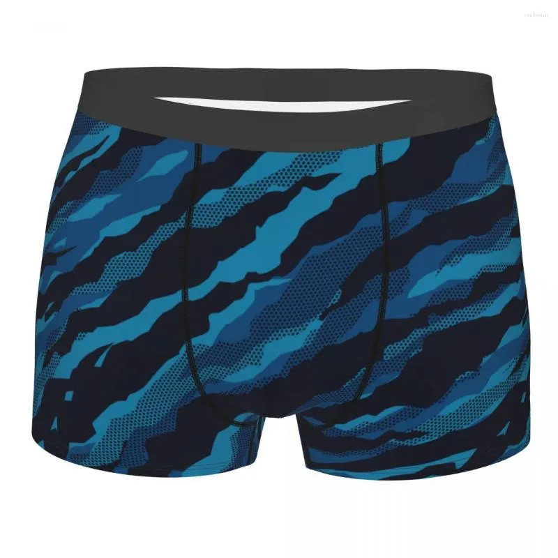 Cuecas Novidade Boxer Camuflagem Calções Cuecas Cuecas Homens Cuecas Cintura Média Masculino S-XXL