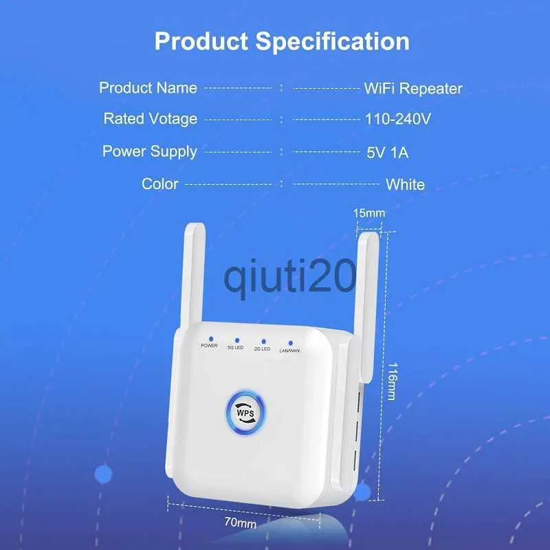 Répéteur WiFi Sans Fil Longue Portée Amplificateur de Signal