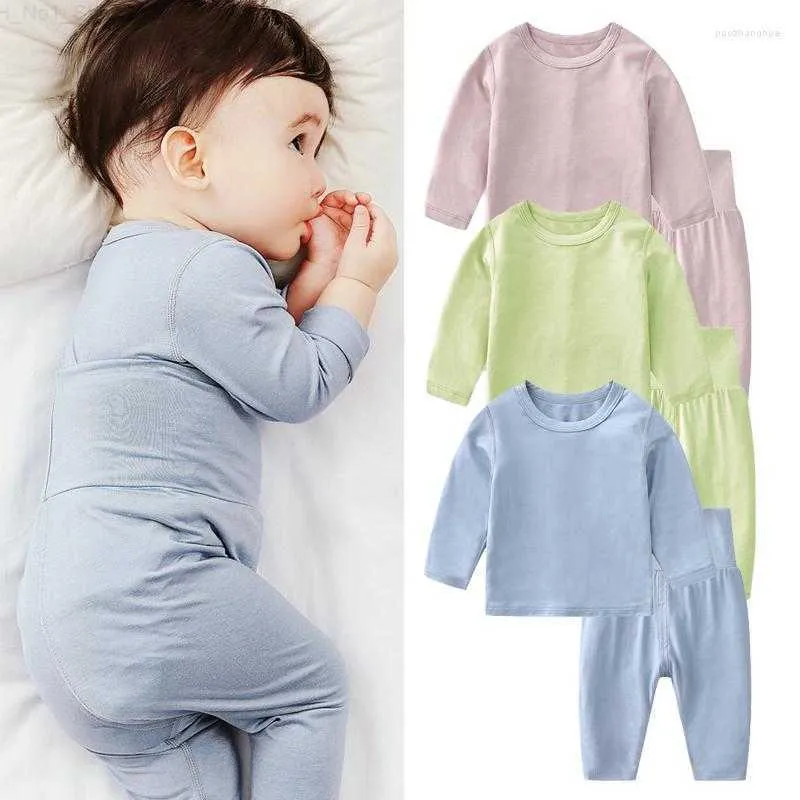 Completi di abbigliamento Completi di abbigliamento Intimo per neonati in cotone Completi per bambini Nati per bambina Primavera Autunno Abbigliamento invernale Ragazzi Pullover Pantaloni Baby Z230726